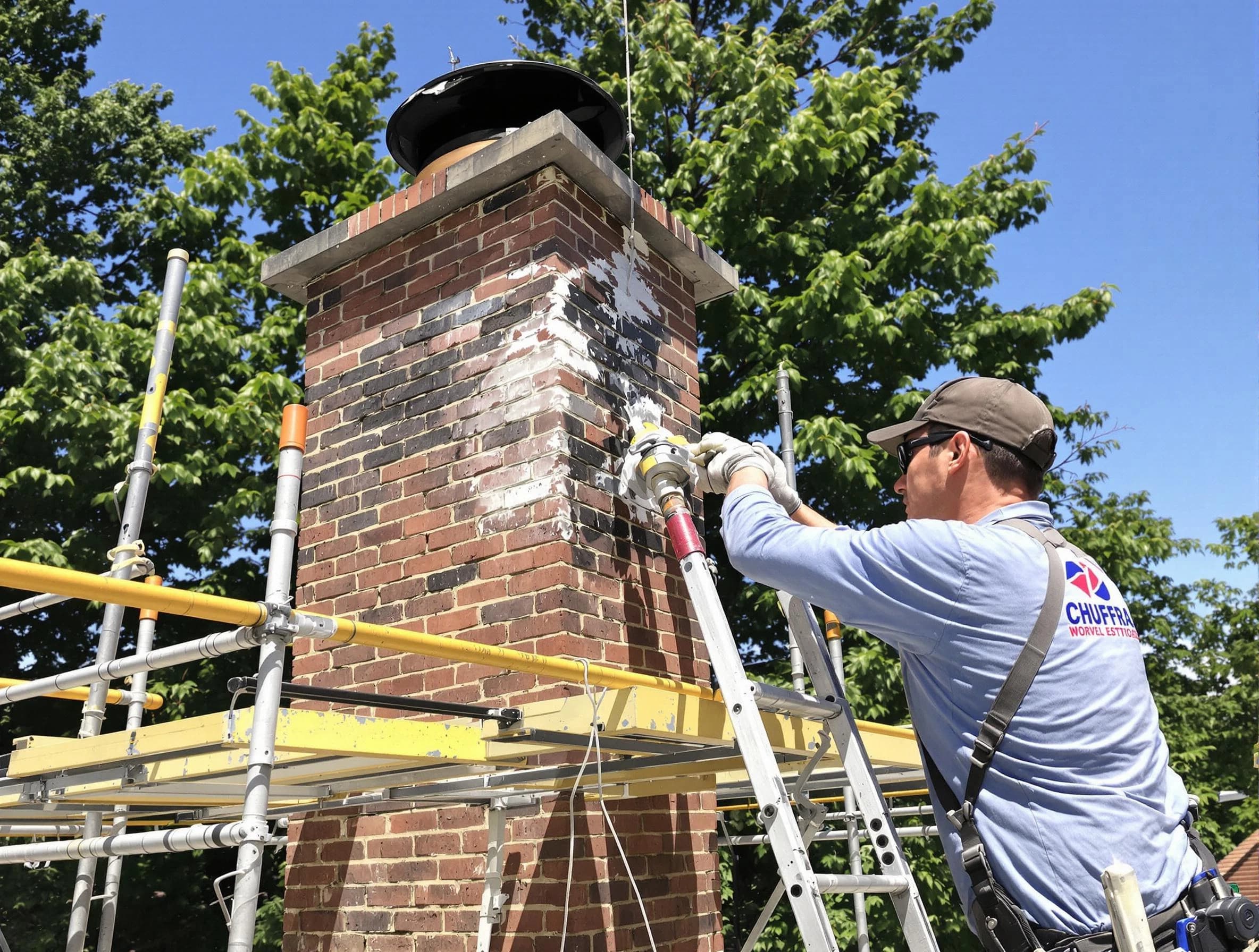 Structural chimney repair by Hueytown Chimney Sweep in Hueytown, AL