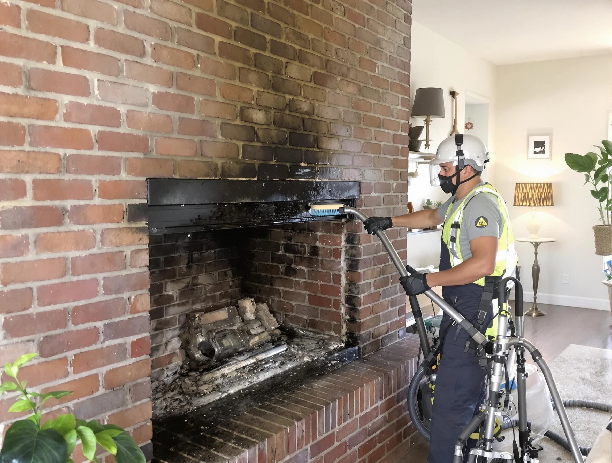 Hueytown Chimney Sweep providing fireplace cleaning services in Hueytown, AL