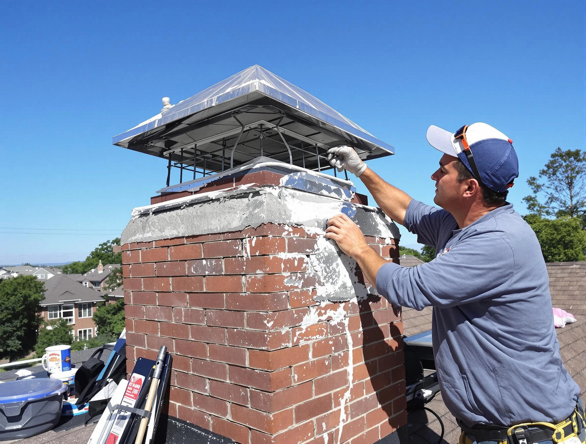 Chimney Crown Services service in Hueytown, AL