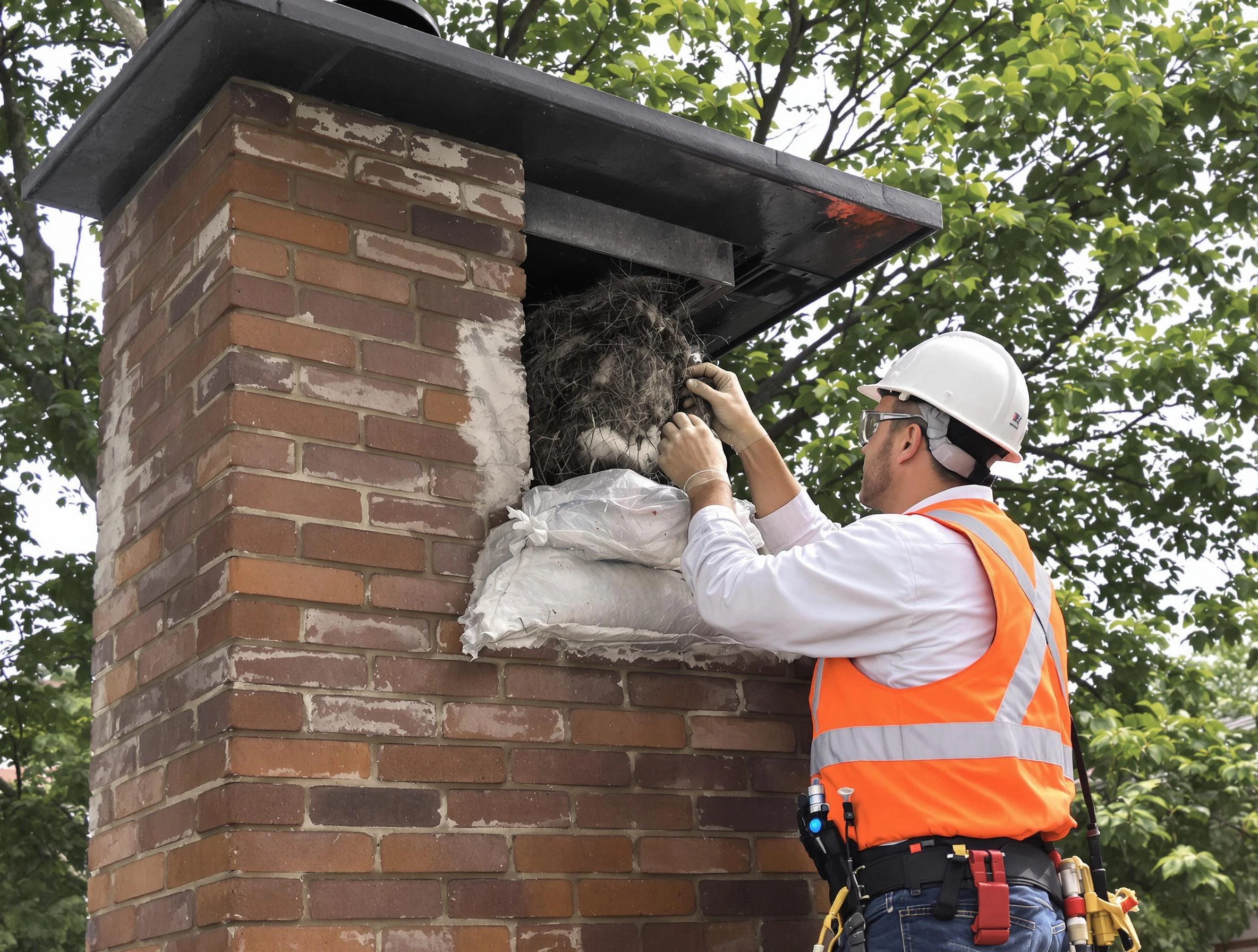 Humane removal of debris and animals by Hueytown Chimney Sweep in Hueytown, AL