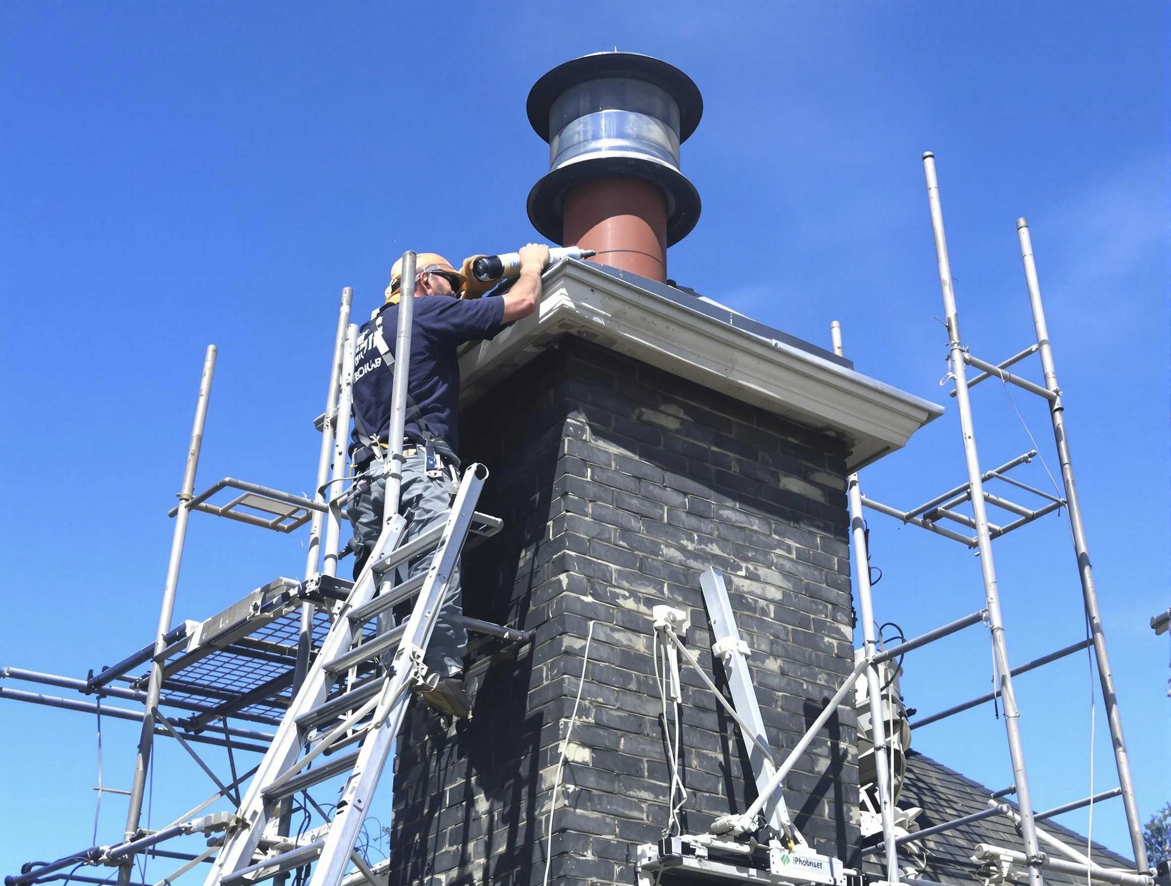 Sturdy chimney crown finished by Hueytown Chimney Sweep in Hueytown, AL