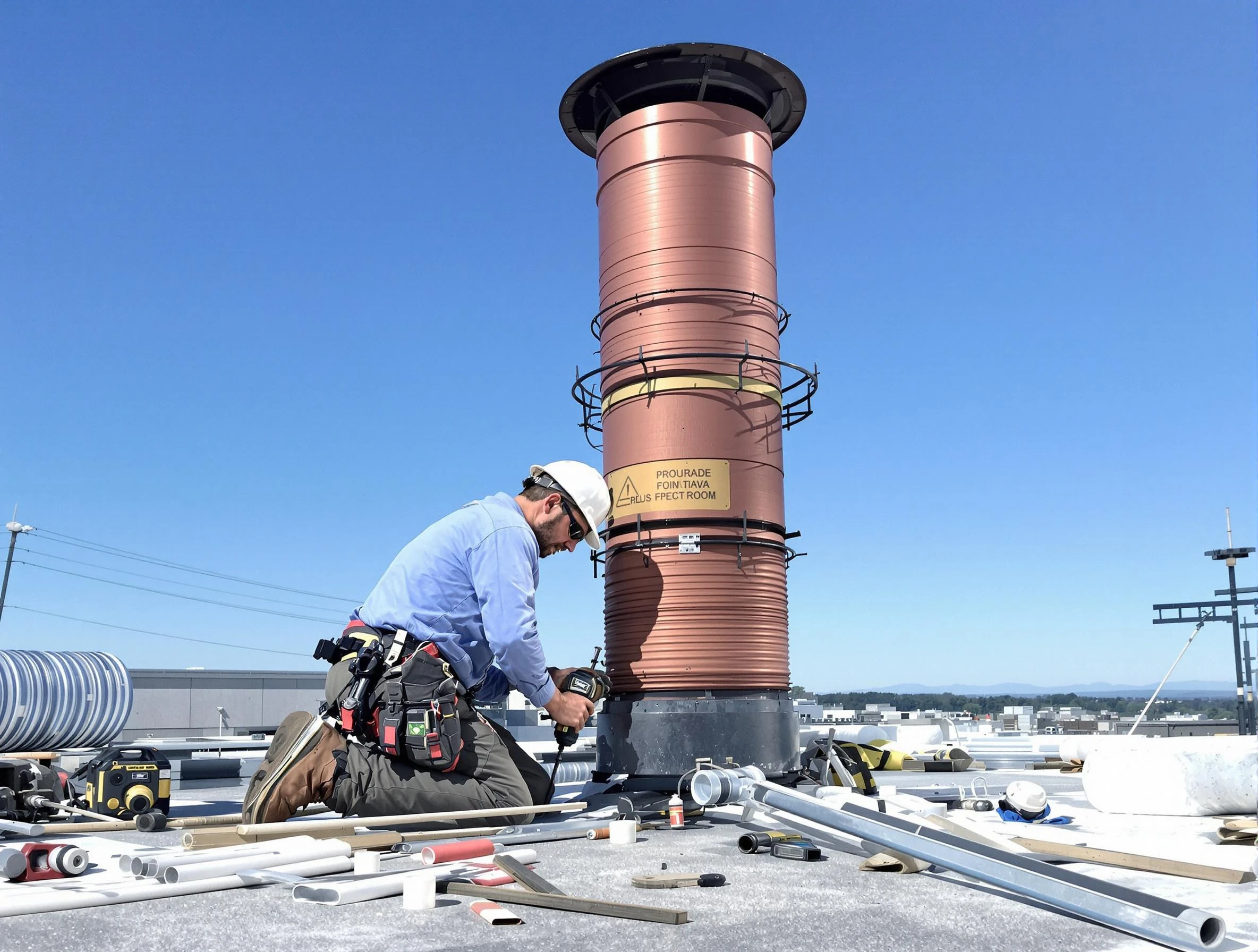 Installed chimney liner by Hueytown Chimney Sweep in Hueytown, AL
